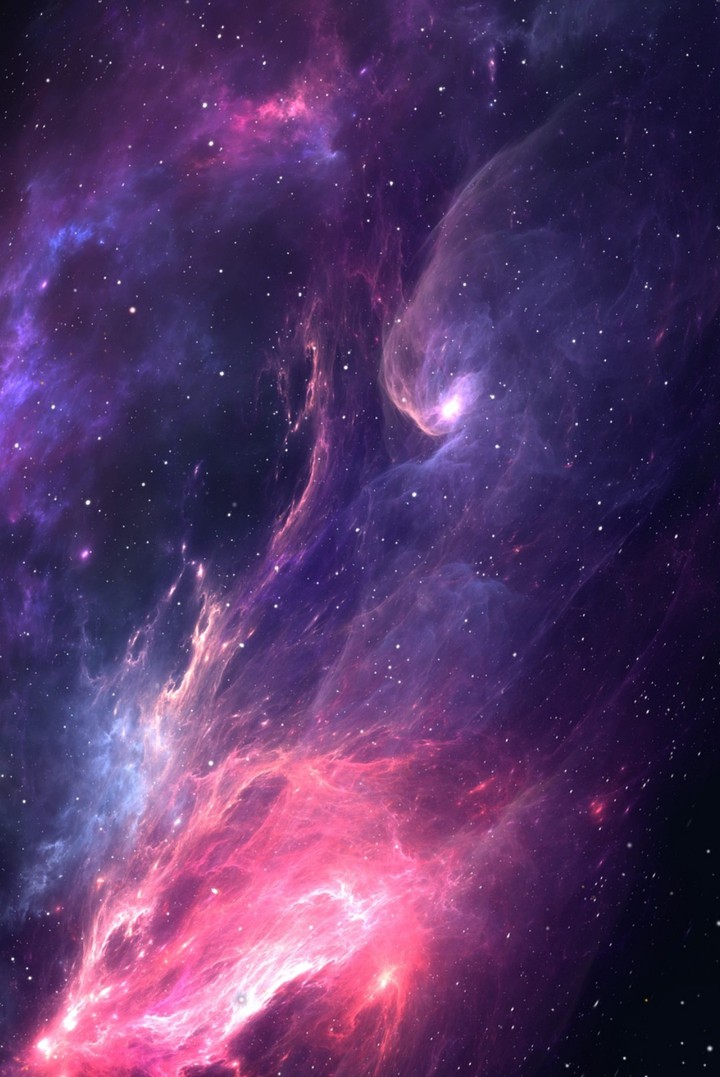 Purple galaxy