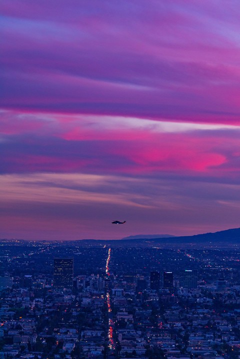 the helicopter