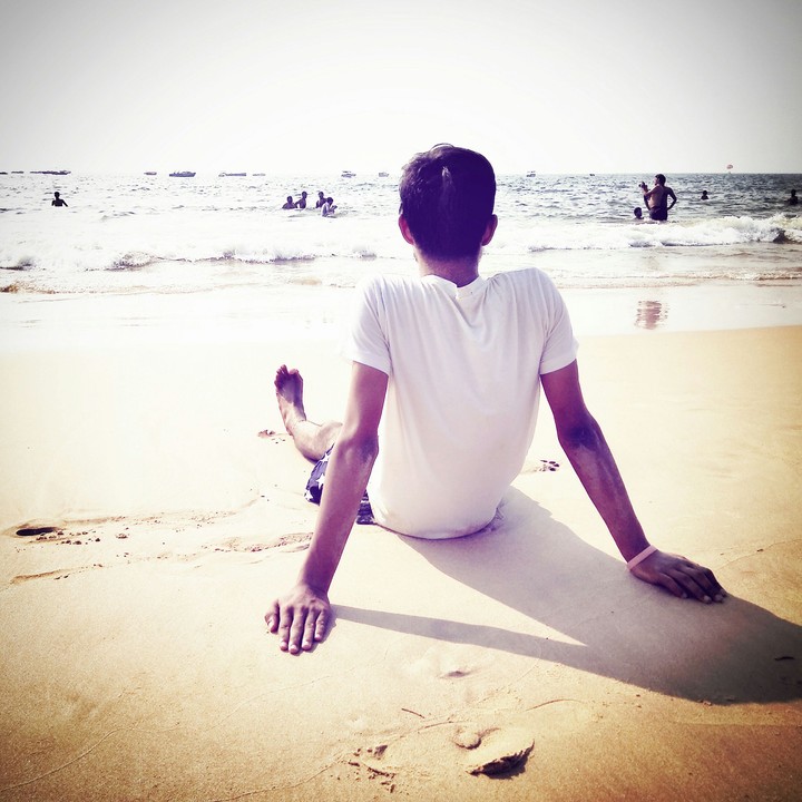 #lonely#boy#goa#calangute#beach#india