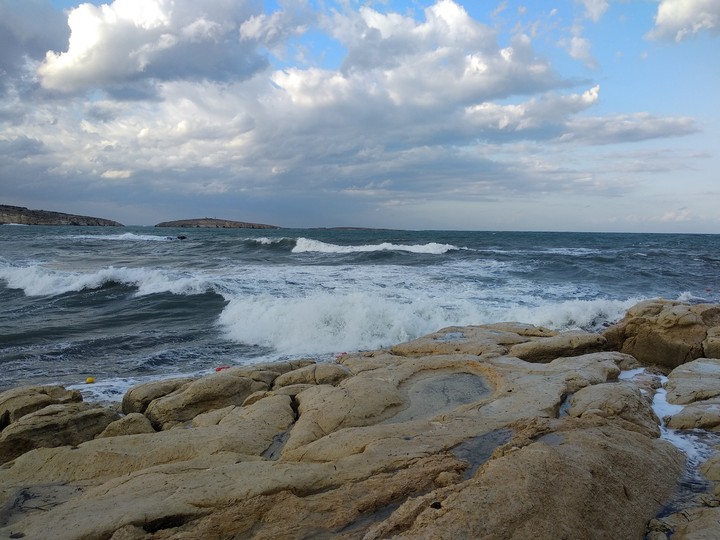 Sea storm