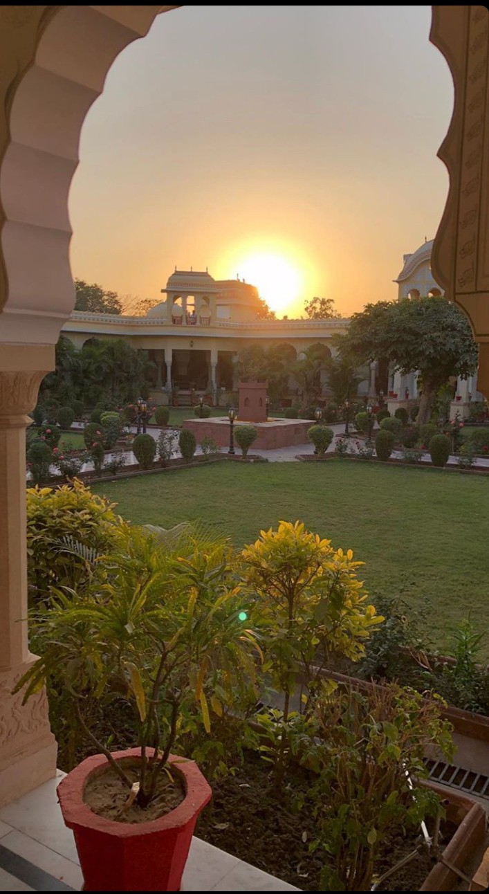 sunset at  the fort of jhansi♥️