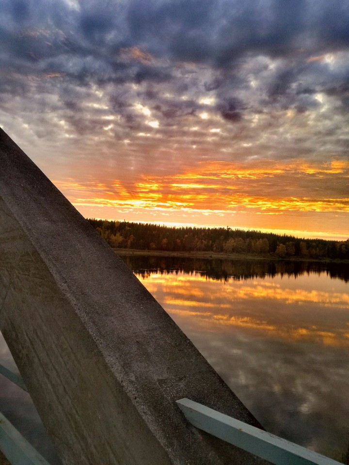Autumn sunset
