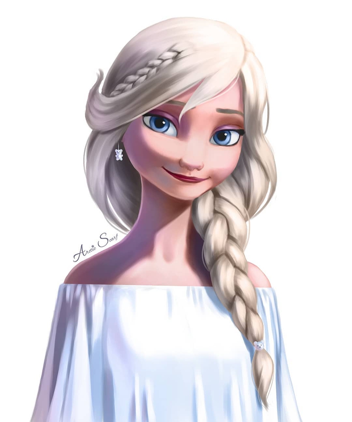ELSA NEW HAIRSTYLE