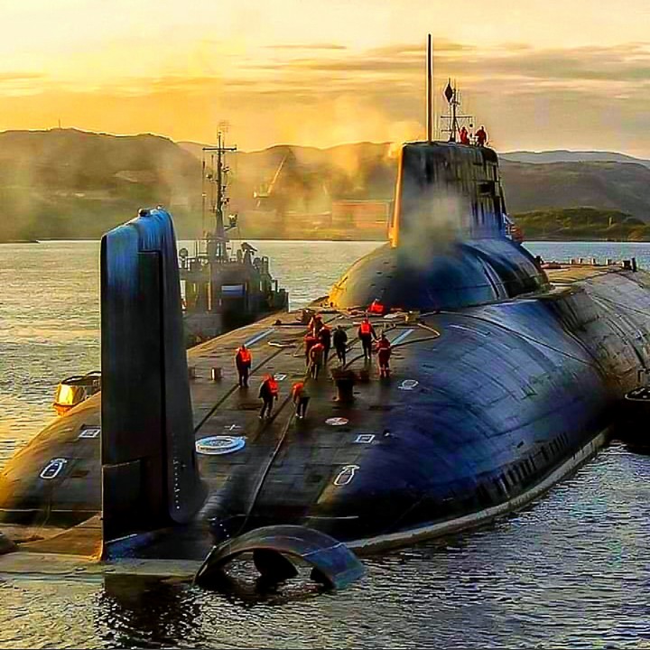 A Sub Sunset at Sea