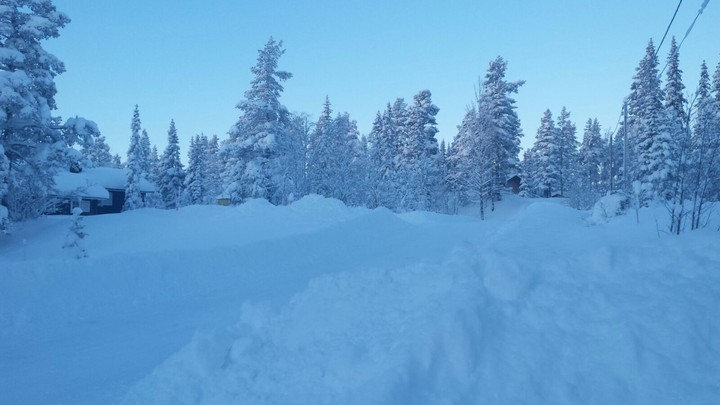 snowy road
