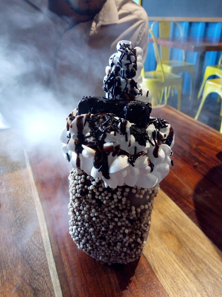 Big Glass Ice cream chocolate