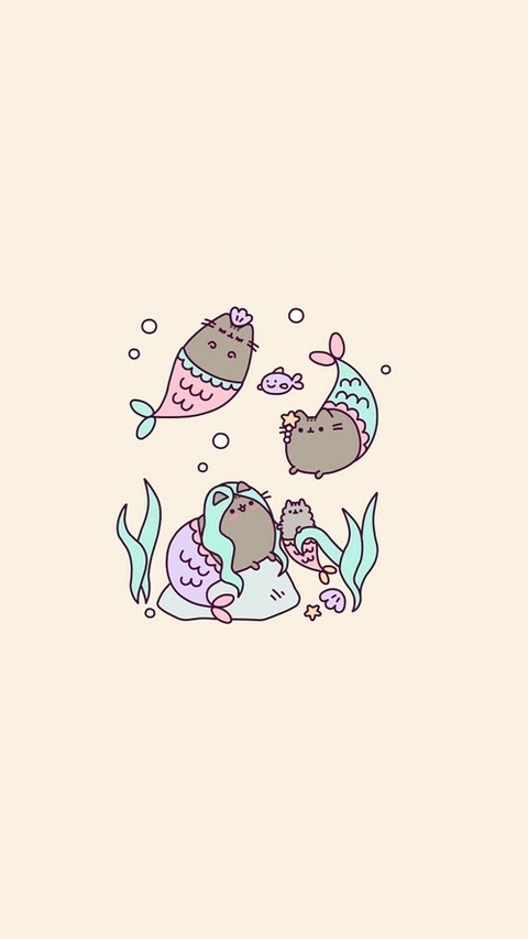 Mermaid pusheen