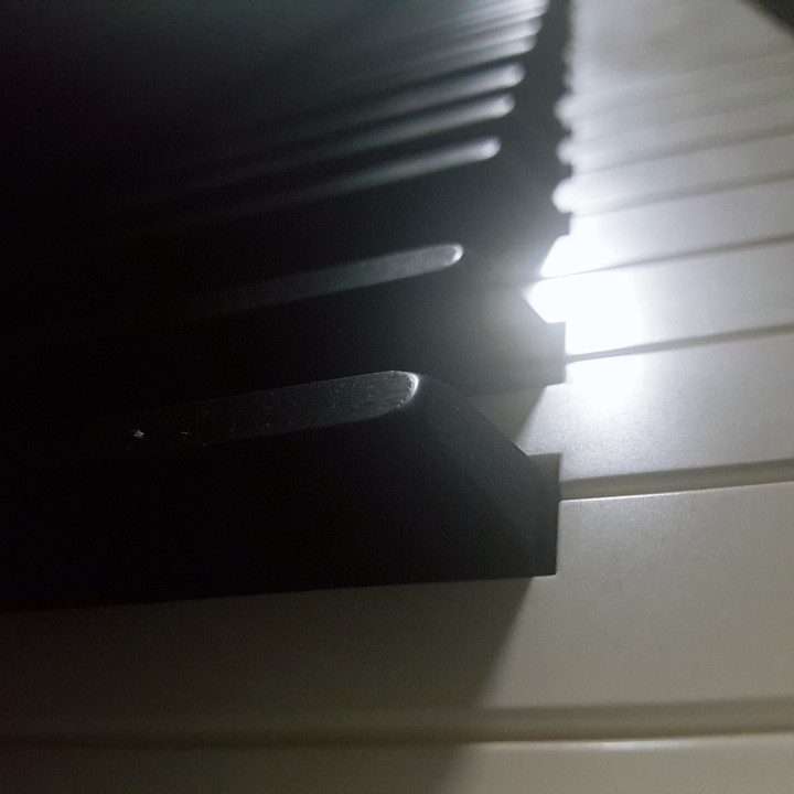 piano at night