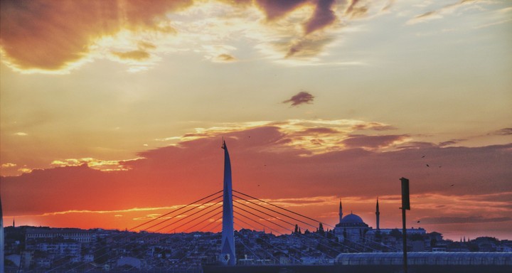 Sunset in Istanbul