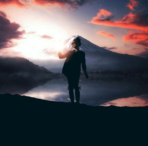 Over the lake