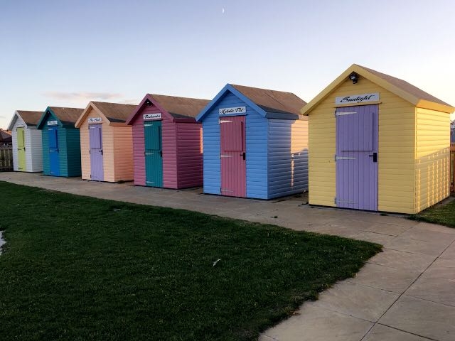 Beach huts