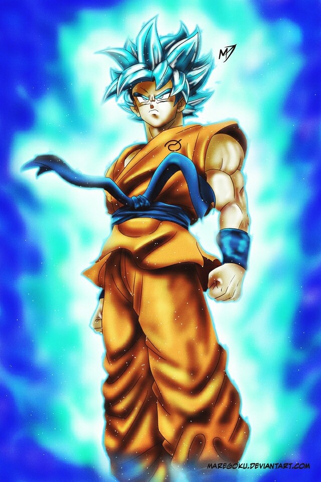 Blue hair vegeta
