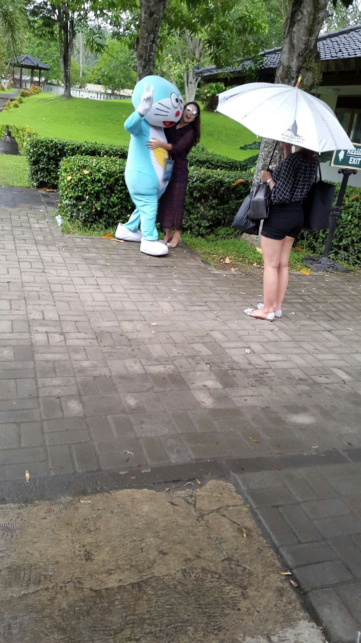 with doraemon