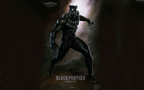 The black panther King of wakanda