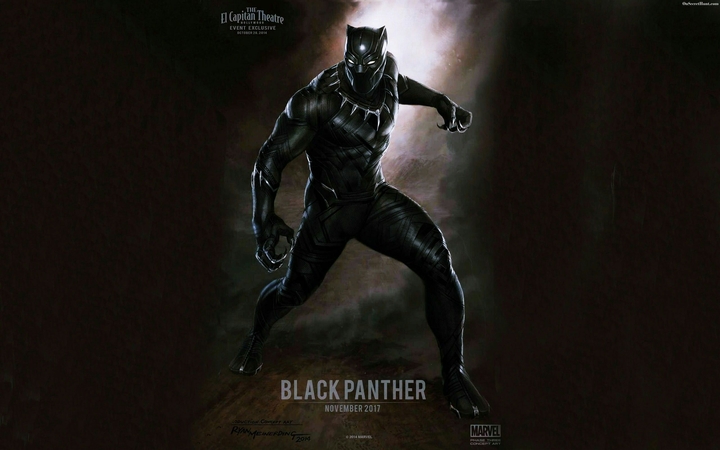 The black panther King of wakanda
