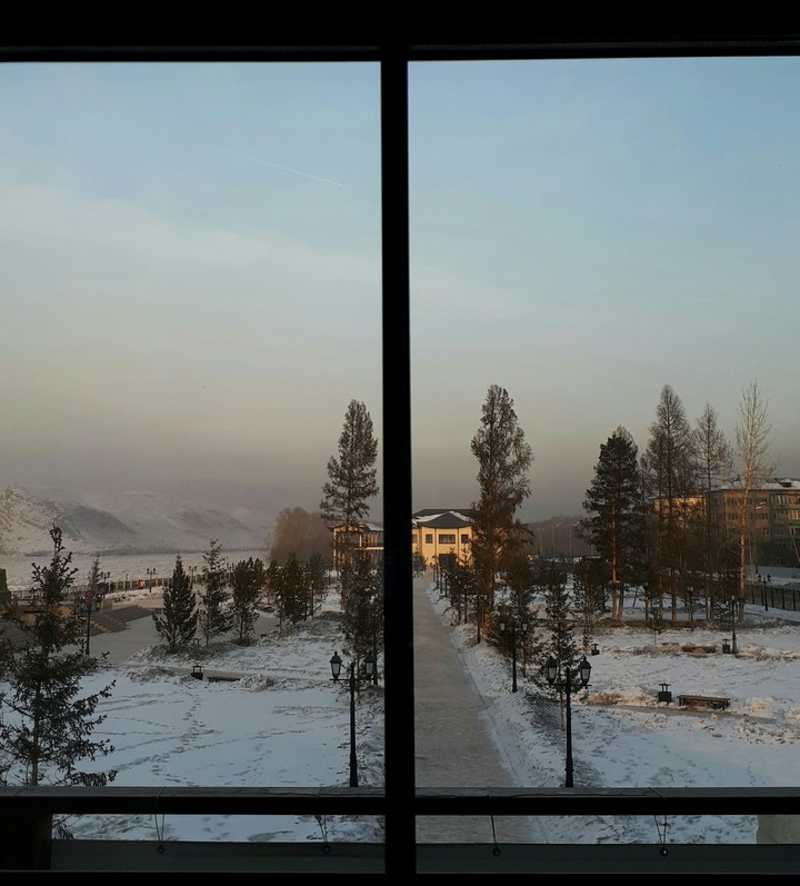 окно