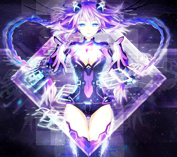 Hyperdimension neptunia .purple heart.