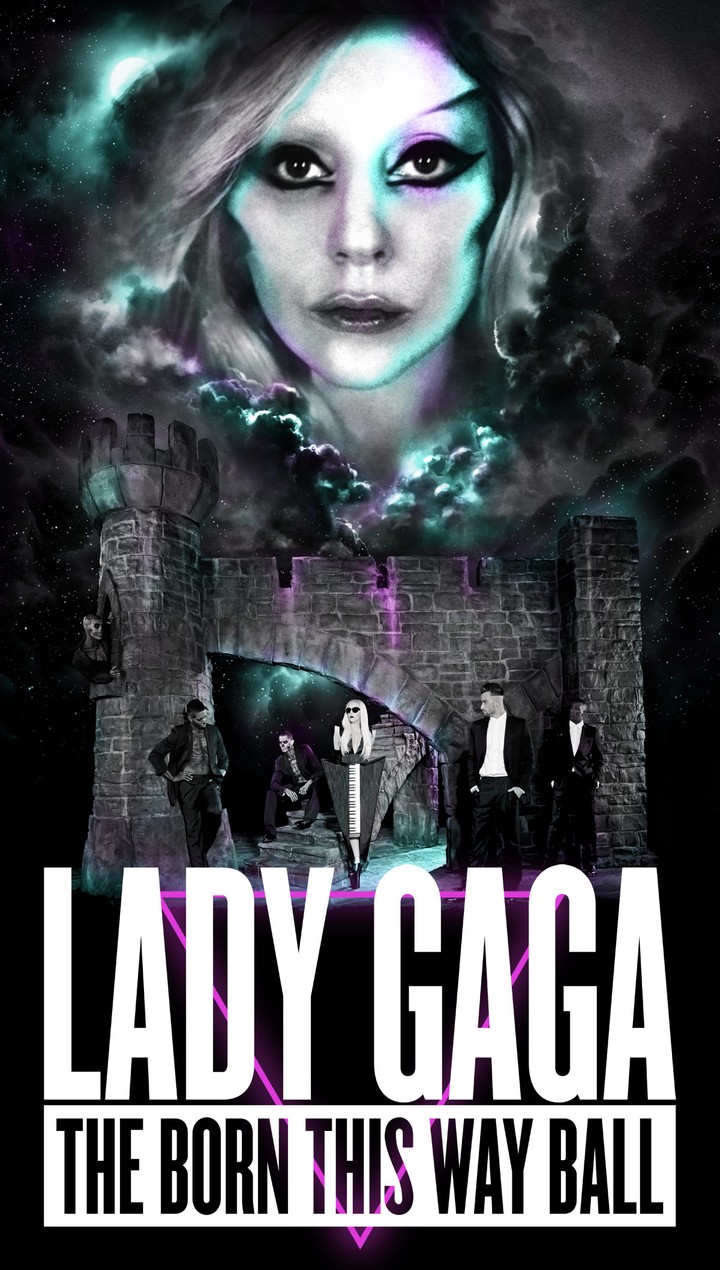 Lady Gaga Born This Way Dünya Turu Telefon Duvar Kağıdı