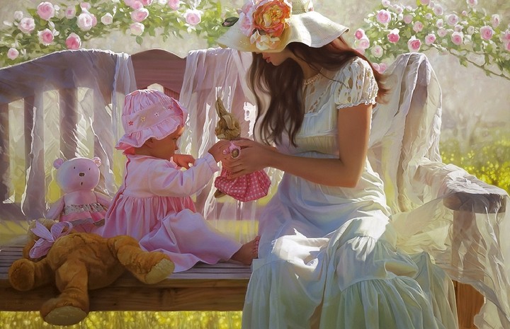 In the garden