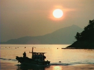 sunset. shot with 2G-phone. Tongyeong