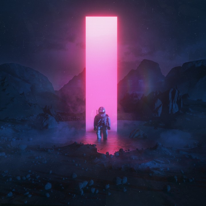 Cosmonaut Space Suit Art