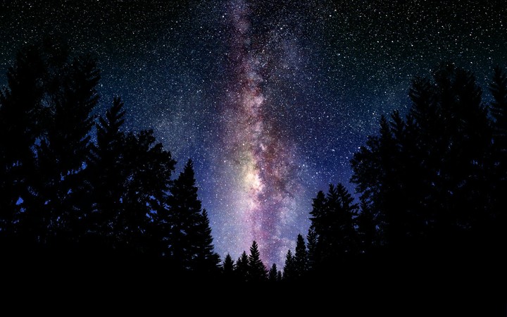 Milky Way from earth