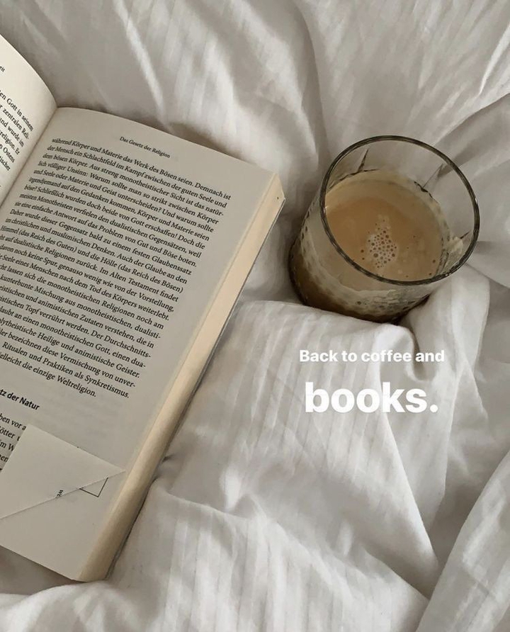 back to coffee and books
