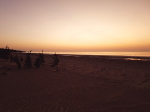 red sky