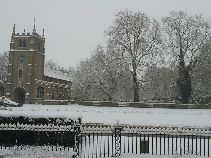 wintery scene