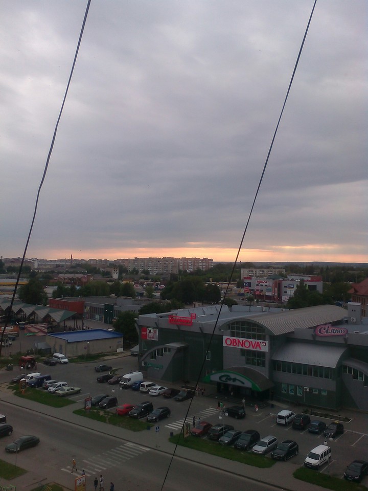 Закат.