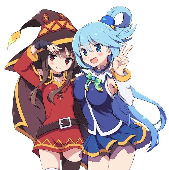 aqua and megumin