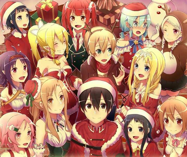 Sword Art Online Alization Merry Christmas.