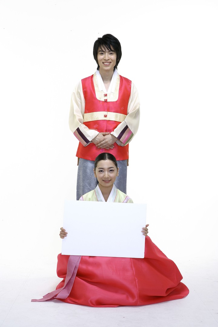 Couple in Korean Dress