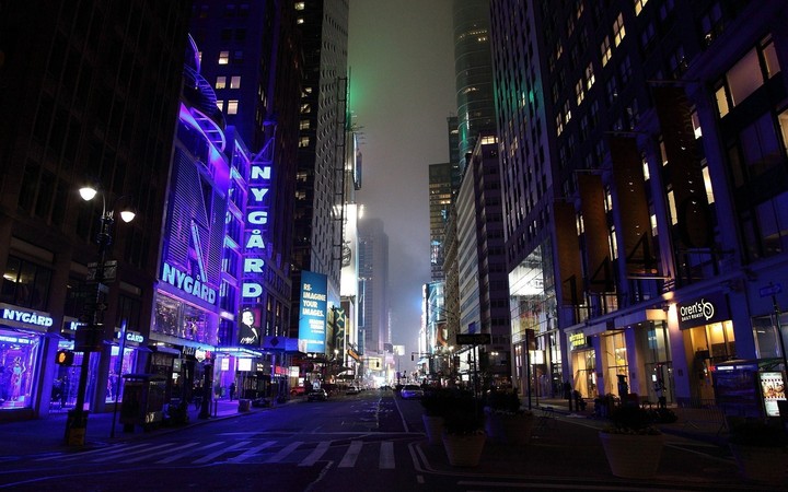 City Night City Lights Street Movement Life
