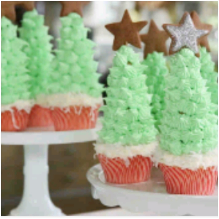Summer tree cupcake