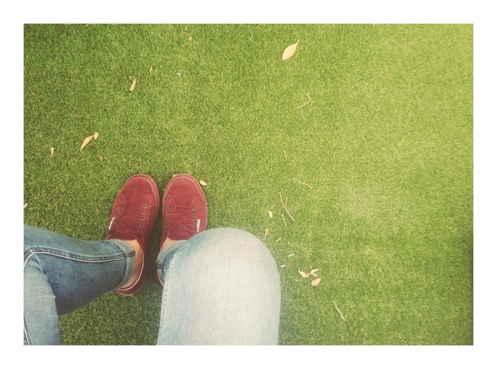 scarpe nel finto verde