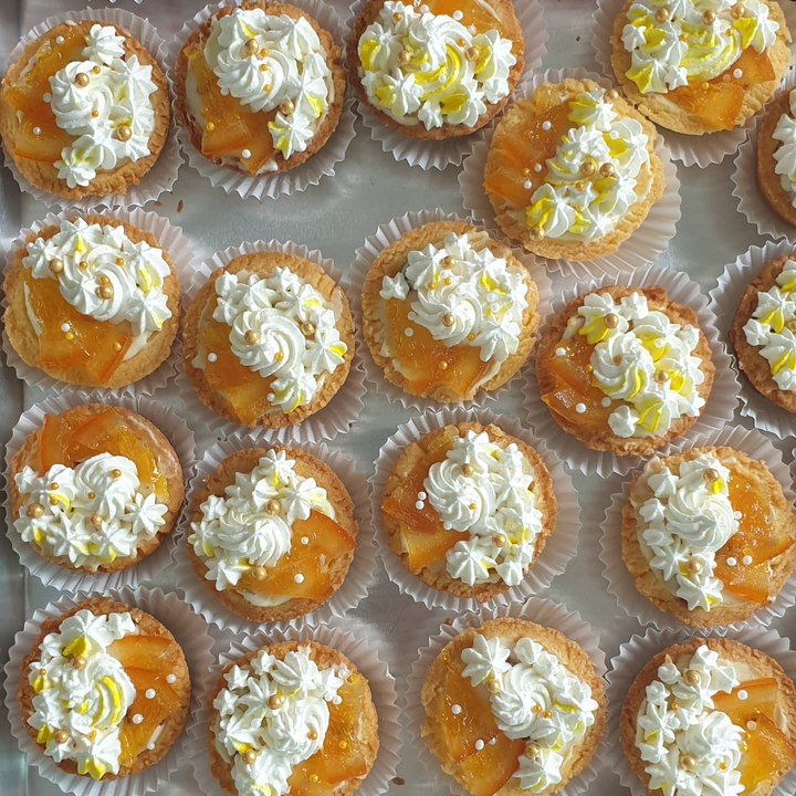 Love orange cheese tart for new year