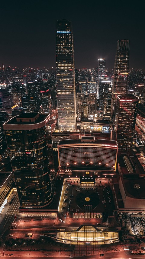 City lights...