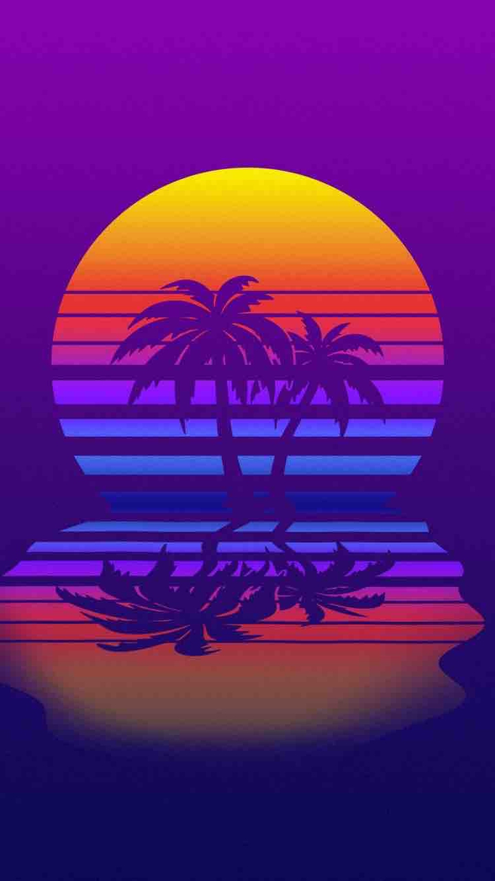 Retro 80s - Sunset