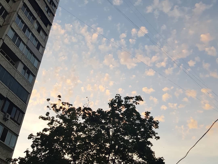 like a painted sky