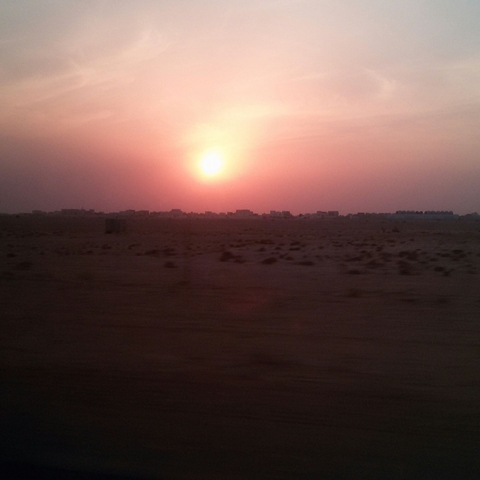 SUNSET IN QATAR