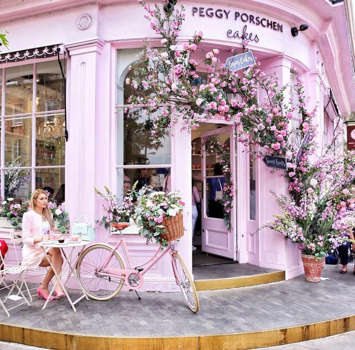 World in pink