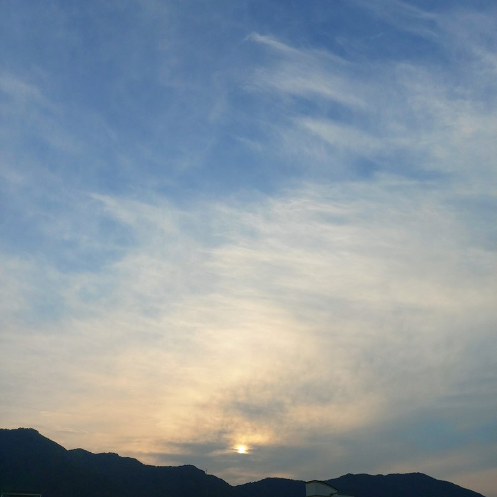 the sky
