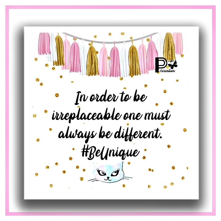 #BeUnique (•̀ᴗ•́)و ̑̑
