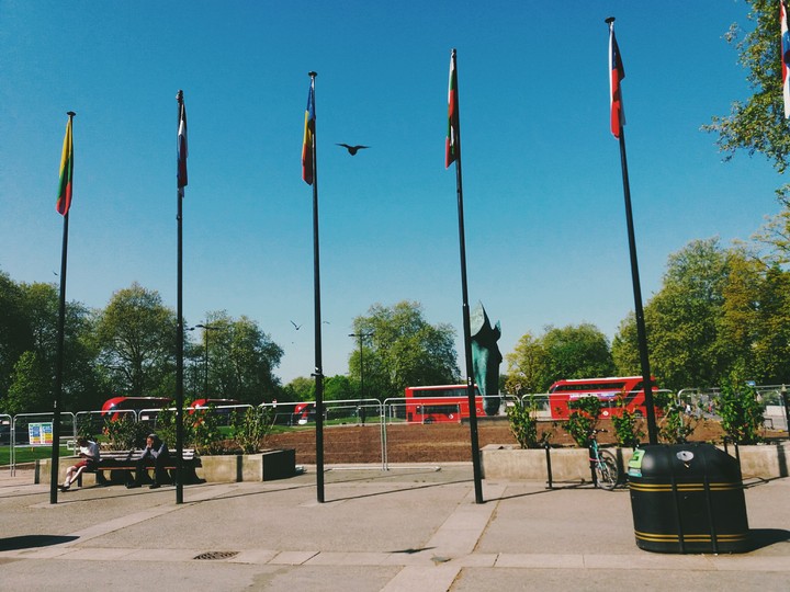 Flags in London