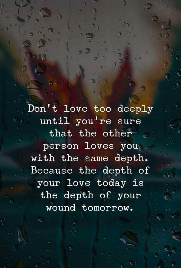 Depth of love