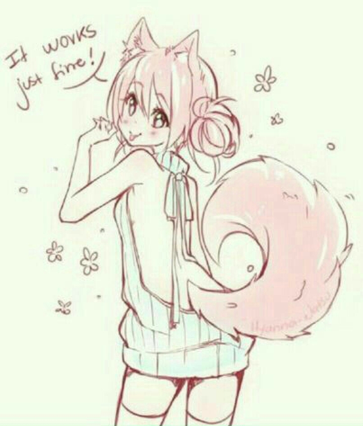 Chica perro kawaii