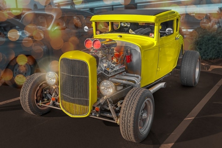 Autos y cafe