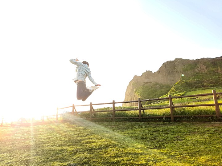 jumping high