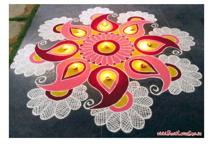 *Nice rangoli*